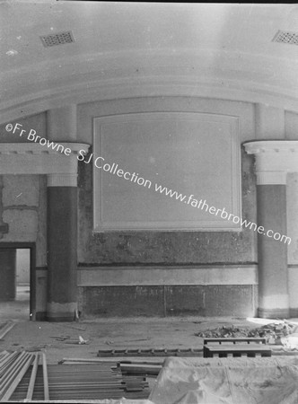 NEW MENTAL  HOSPITAL (ARCHIT:R.BOYD BARRATTY) CINEMA SCREEN IN DINING HALL